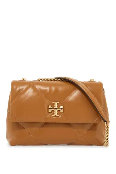 Tory Burch Kira Small Shoulder Bag In Marrone