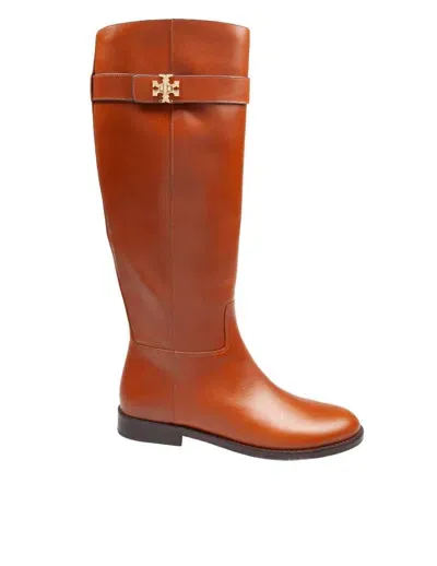 Tory Burch Leather Boot In Brown