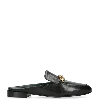 Tory Burch Women's Jessa Slip On Loafer Mule Flats In Perfect Black