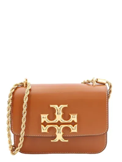 Tory Burch Leather Shoulder Bag With Frontal Logo