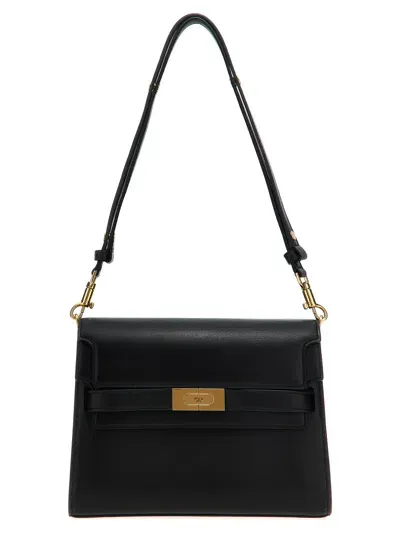 Tory Burch Lee Radziwill Shoulder Bag In Black