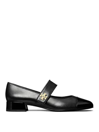 Tory Burch Mary Jane Heeled Flats In Black