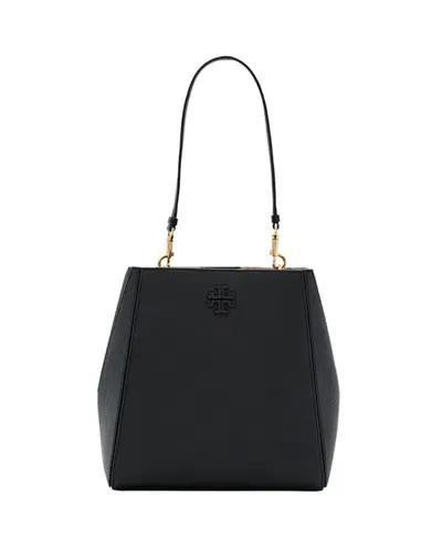 Tory Burch Mcgraw Bucket Bag In Black