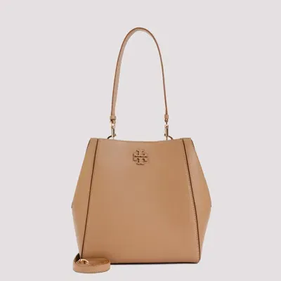 Tory Burch Mcgraw Bucket Bag In Brown