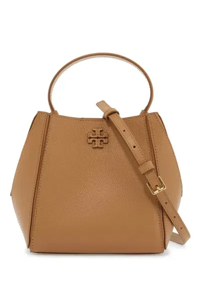 Tory Burch Mcgraw Bucket Bag In Brown