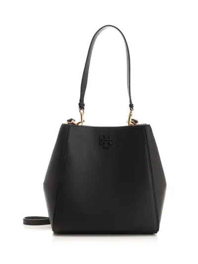 Tory Burch Mcgraw Shoulder Bag In Black