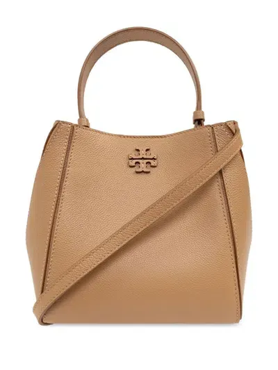 Tory Burch Mcgraw Bucket Bag In Brown