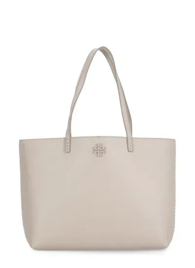 Tory Burch Mcgraw Tote Bag In Beige