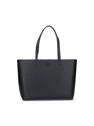 Tory Burch Mcgraw Tote In Black