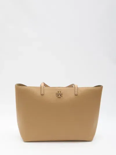 Tory Burch Mcgraw Tote Bag In Brown