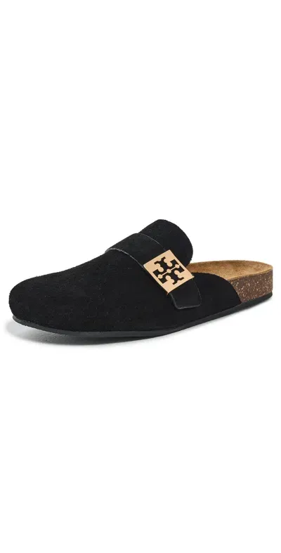 Tory Burch Mellow Mules Perfect Black/gold In Schwarz