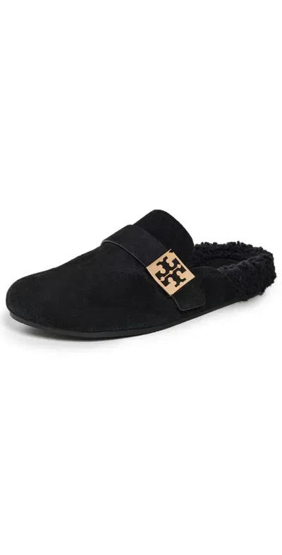 Tory Burch Mellow Shearling Mules Perfect Black / Perfect Black