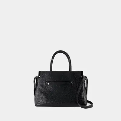 Tory Burch Mercer Satchel Purse In Black