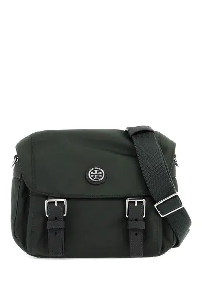 Tory Burch Messenger Crossbody Bag In Green