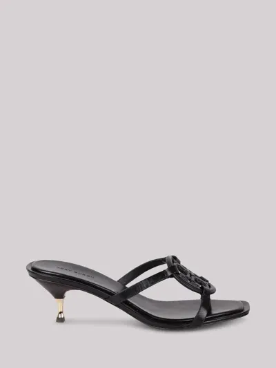 Tory Burch Miller Bombé Low Heel Sandal In Perfect Black