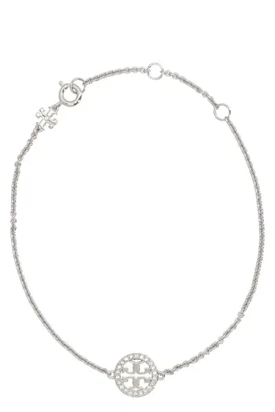 Tory Burch Miller Chain Bracelet In Silver