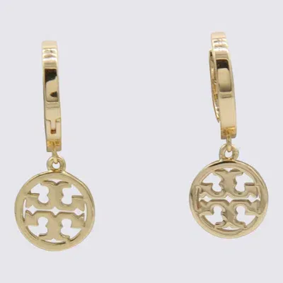 Tory Burch Miller Huggie Hoop Earrings In Gold