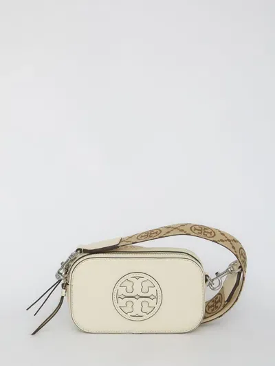 Tory Burch Miller Mini Bag In Beige