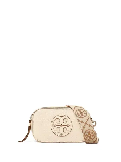 Tory Burch Mini Miller Crossbody Bag In White