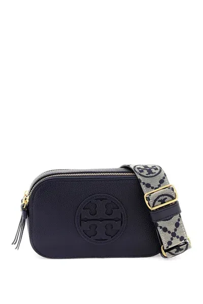 Tory Burch Miller Mini Crossbody Bag In Blue