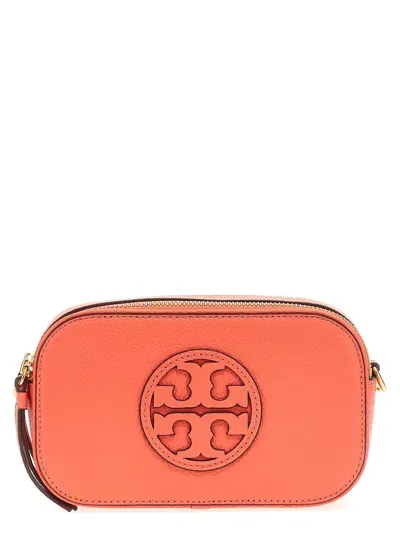 Tory Burch Miller Mini Crossbody Bag In Orange