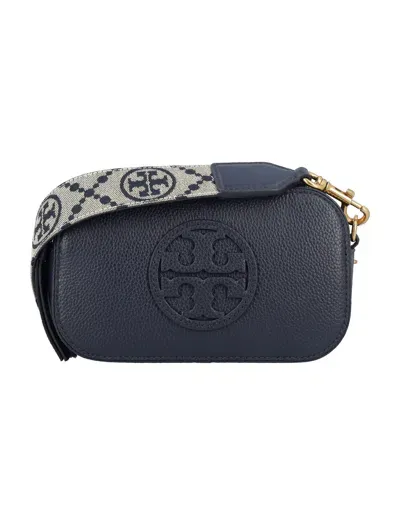 Tory Burch Miller Mini Crossbody Bag In Tory Navy