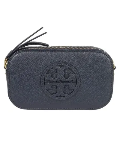 Tory Burch Miller Mini Shoulder Bag In Grey