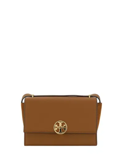 Tory Burch Miller Shoulder Bag In Marrone