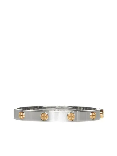 Tory Burch Miller' Silver Plated Brass Bracelet