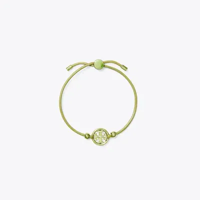 Tory Burch Miller Slider Bracelet In Green