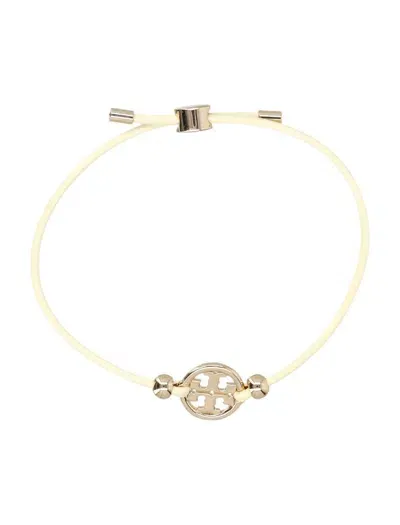 Tory Burch Miller Slider Bracelet In Tory Gold / Ivory