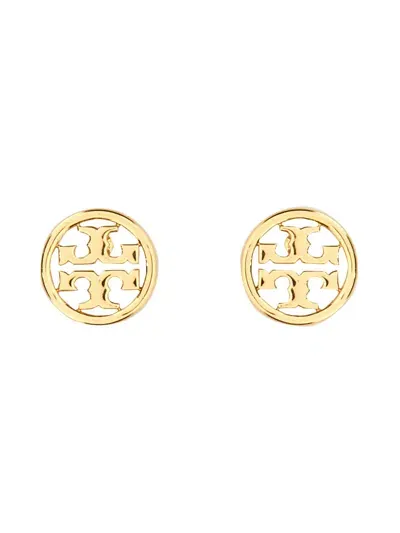 Tory Burch "miller" Stud Earrings In Gold