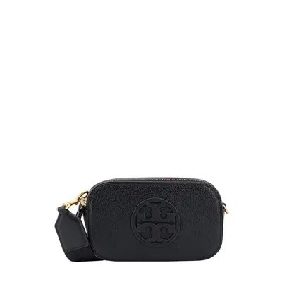 Tory Burch Mini Crossbody Leather Bag In Black