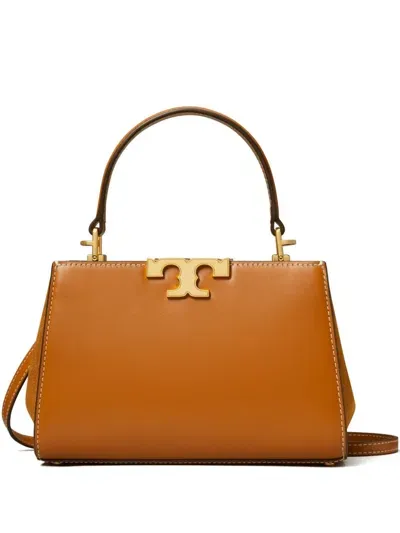 Tory Burch Mini Eleanor Leather Tote Bag In Whiskey