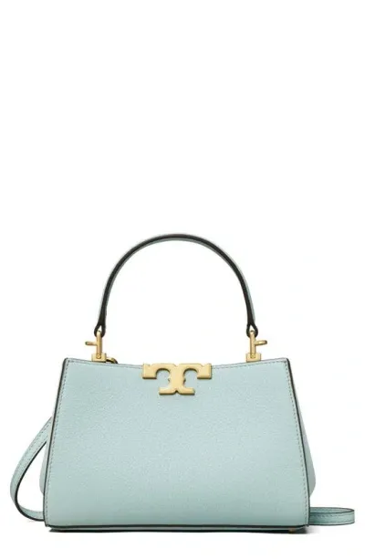 Tory Burch Women's Eleanor Pebbled Leather Mini Satchel In Sky