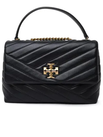 Tory Burch Old Rose Leather Kira Crossbody Bag In Black