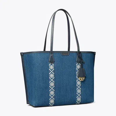 Tory Burch Perry Denim Triple-compartment Tote