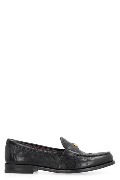 Tory Burch Perry Loafer Flat Shoes In Black