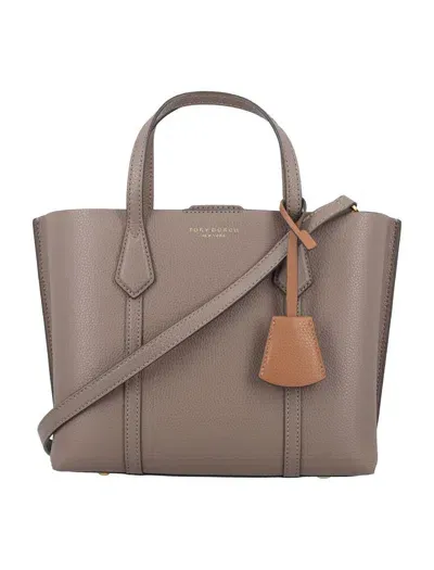 Tory Burch Perry Small Tote Bag In Brown