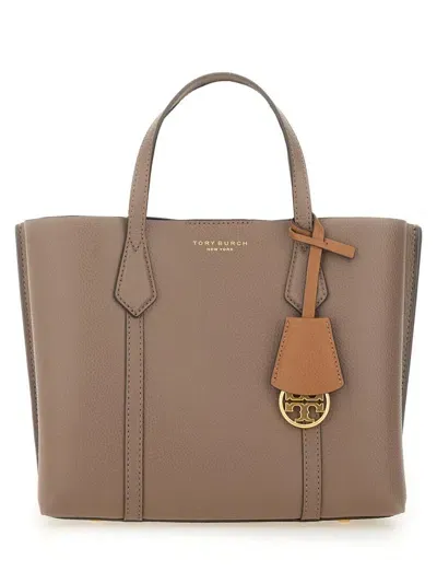 Tory Burch Perry Small Tote Bag In Brown