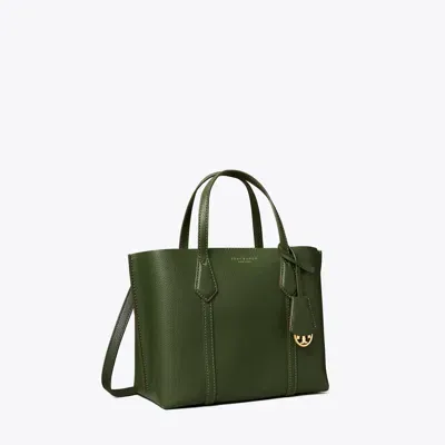 Tory Burch Perry Triple-compartment Small Tote In Green