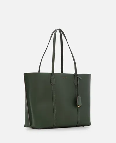 Tory Burch Perry Triple-compartment Tote Bag In Green