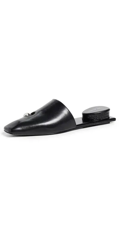 Tory Burch Pierced Mules Perfect Black/silver