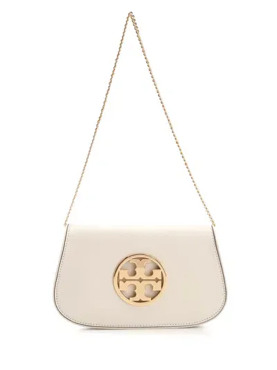 Tory Burch Reva Clutch Bag In New Ivory