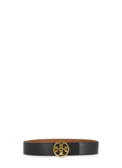 Tory Burch Reversbile Miller Belt In Black