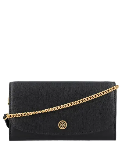 Tory Burch Robinson Clutch In Black