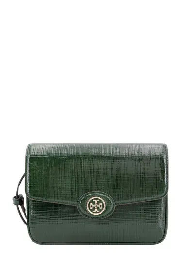 Tory Burch Robinson Shoulder Bag In Green