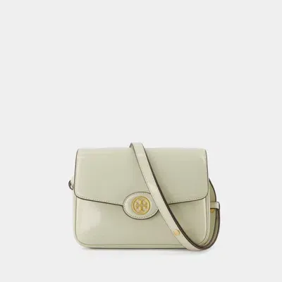 Tory Burch Robinson Hobo Bag In White