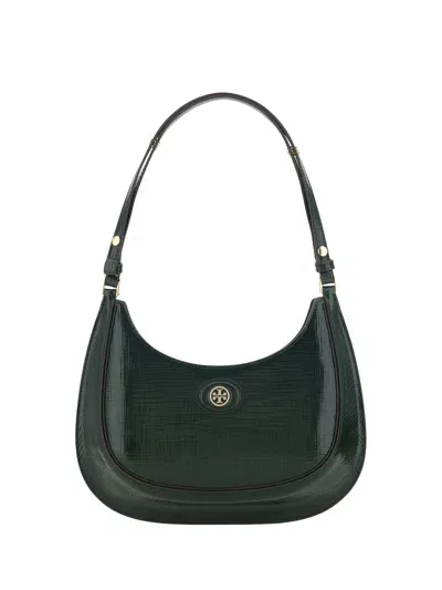 Tory Burch Robinson Shoulder Bag In Green