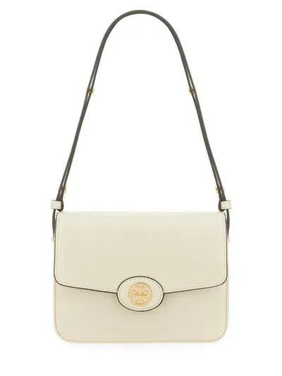 Tory Burch "robinson" Shoulder Bag In White